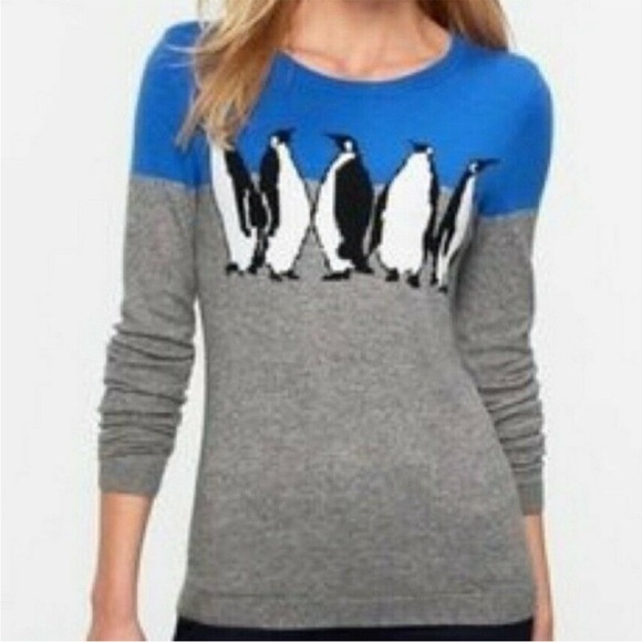 Talbots Lambswool Blend Penguin Sweater XL - Picture 2 of 3